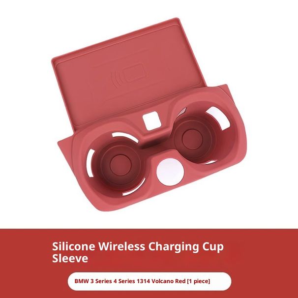 Xiaodeng Xiaodeng Xiaodeng Compatible con BMW Serie 5 i3 X3 IX 3 X4 X5 Funda protectora con carga inalámbrica y alfombrilla antideslizante para vasos para el interior del coche_voghion.com