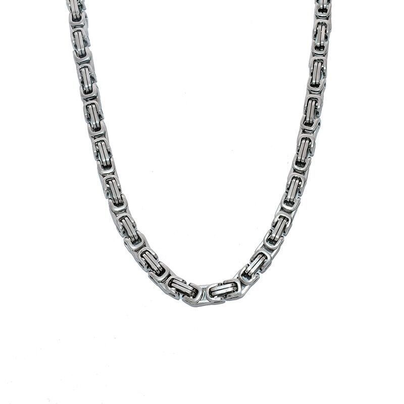Titanium steel Emperor chain necklace for boys fashionable all-match Non-fading hip hop European and American Cuban necklace 6MM thick chain accessori_voghion.com