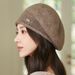 Damen Herbst Winter Mode Vielseitig Wolle Strickmütze Bequem Warm Slouchy Beanie Großhandel_voghion.com