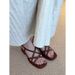 Lancui~ Square Toe Cross Strap Sandals For Women, Summer Outdoor Wear, Stunning And Comfortable, Perfect With Dresses,_voghion.com