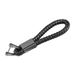Portachiavi semplice in corda intrecciata, portachiavi decorativo in pelle per auto, moda, borsa creativa, portatile, anti-smarrimento, fibbia a ferro di cavallo_voghion.com