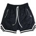Herrenbekleidung Fitness-Sport-Shorts für Herren, schnelltrocknendes Mesh, einfarbig, atmungsaktiv, lässige Hip-Hop-Basketballhose_voghion.com
