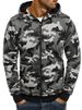 Herrenbekleidung Camouflage Pullover Strickjacke Kapuzenjacke 2_voghion.com