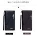 Classic Business Men's Wallet, New Top Quality Lychee Pattern Long Phone Bag, High-end Large Capacity Multi-card Slot Clutch.BAELLERRY_voghion.com