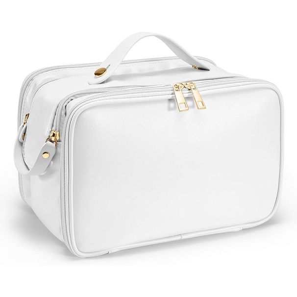 Kadın Çantaları Factory Direct Seyahat Kozmetik Çantası Taşınabilir Kozmetik Çantası Su Geçirmez Saklama Tuvalet Çantası Dikey Bağımsız Fırça Tutucu_voghion.com