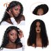 Parrucca frontale in pizzo piccolo nero riccio lungo riccio copertura capelli seta alta temperatura soffice 60cm_voghion.com