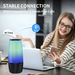 E-commerce Hot-Selling RGB Colorful Bluetooth Atmosphere Light Portable Wireless Speaker Subwoofer New Private Model_voghion.com