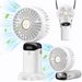 Mini Hand-held Fan Portable Folding Desk Fan Cooler Cooling USB Rechargeable Fan_voghion.com