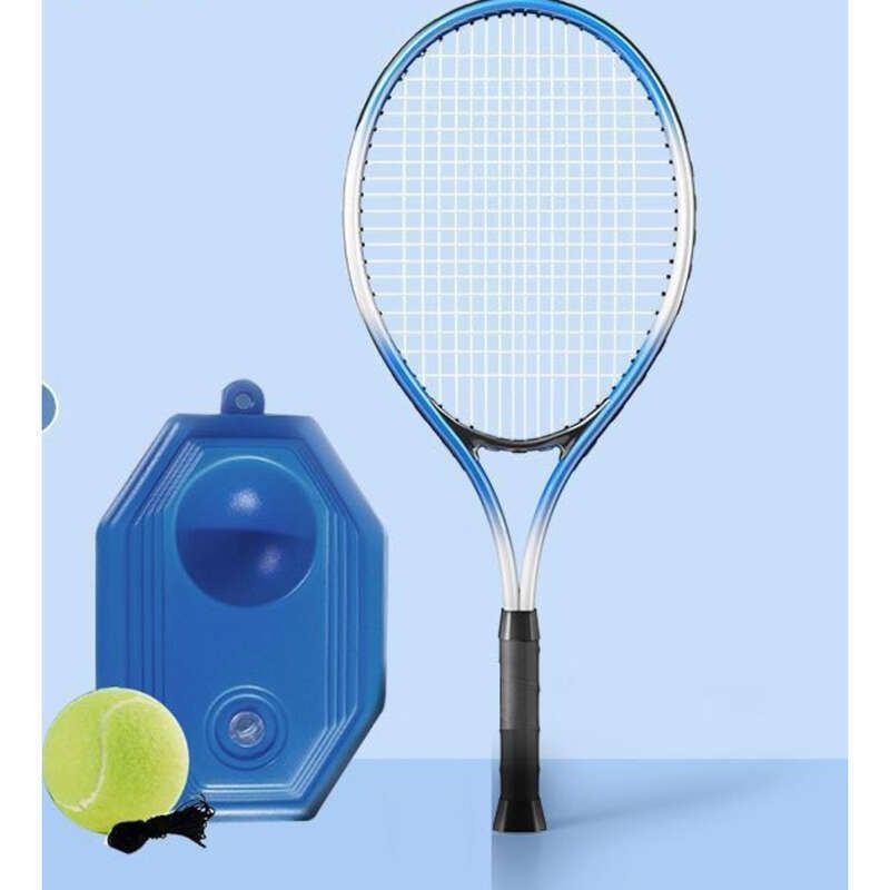 【Allargamento della superficie della racchetta】 Dispositivo di allenamento per tennis per giocatore singolo con rimbalzo della corda, versione genitore-figlio, auto-adattabile_voghion.com