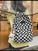 Nowa seria Insen dla kobiet, wielofunkcyjne plecaki Harajuku, modne plecaki w kratkę do szkoły średniej_voghion.com