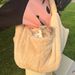 Portable Single Shoulder Handheld Small Rabbits, Convenient For Outdoor Use, Fashionable Solid Color Pet Bag_voghion.com