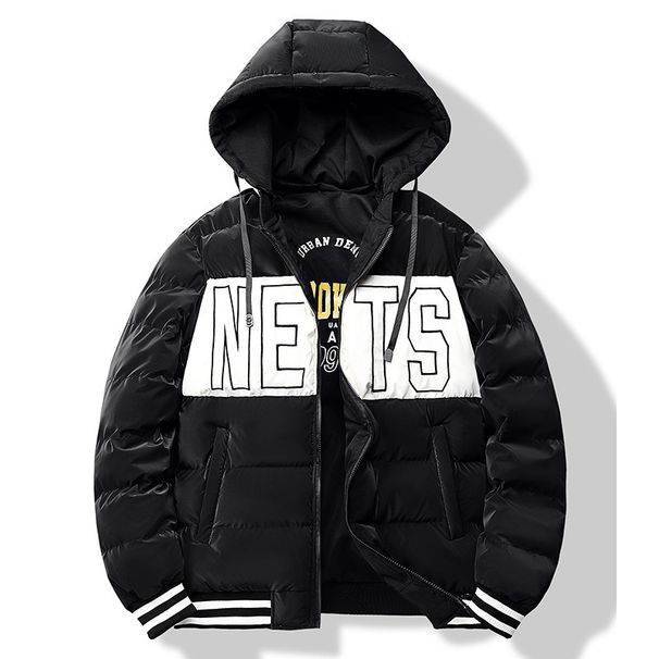 Neue Baumwollkleidung für Herren im Herbst- und Wintertrend: Kapuzenmantel, locker, warm und kältebeständig, dick gefüttert, doppelseitig._voghion.com