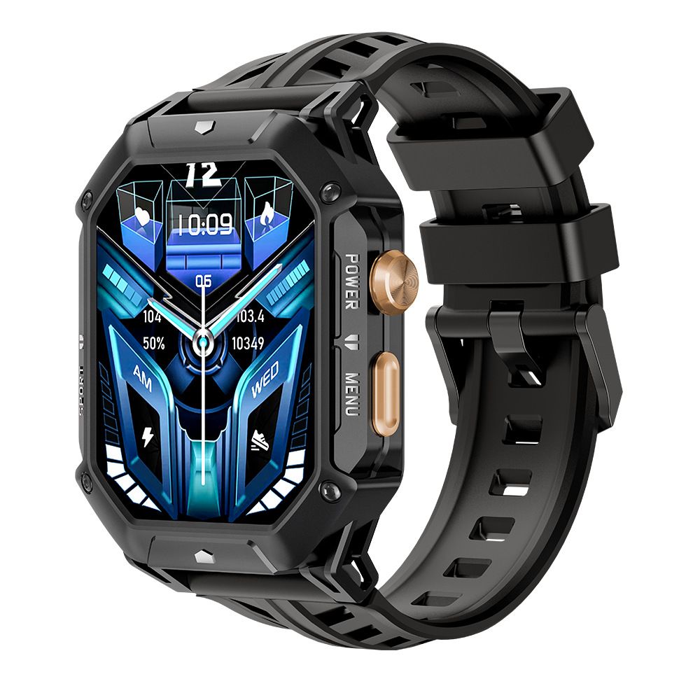 Montre intelligente X1PRO, appel Bluetooth, assistant vocal, baromètre, podomètre, boussole, montre de sport de plein air_voghion.com