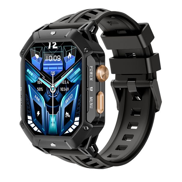 Montre intelligente X1PRO, appel Bluetooth, assistant vocal, baromètre, podomètre, boussole, montre de sport de plein air_voghion.com
