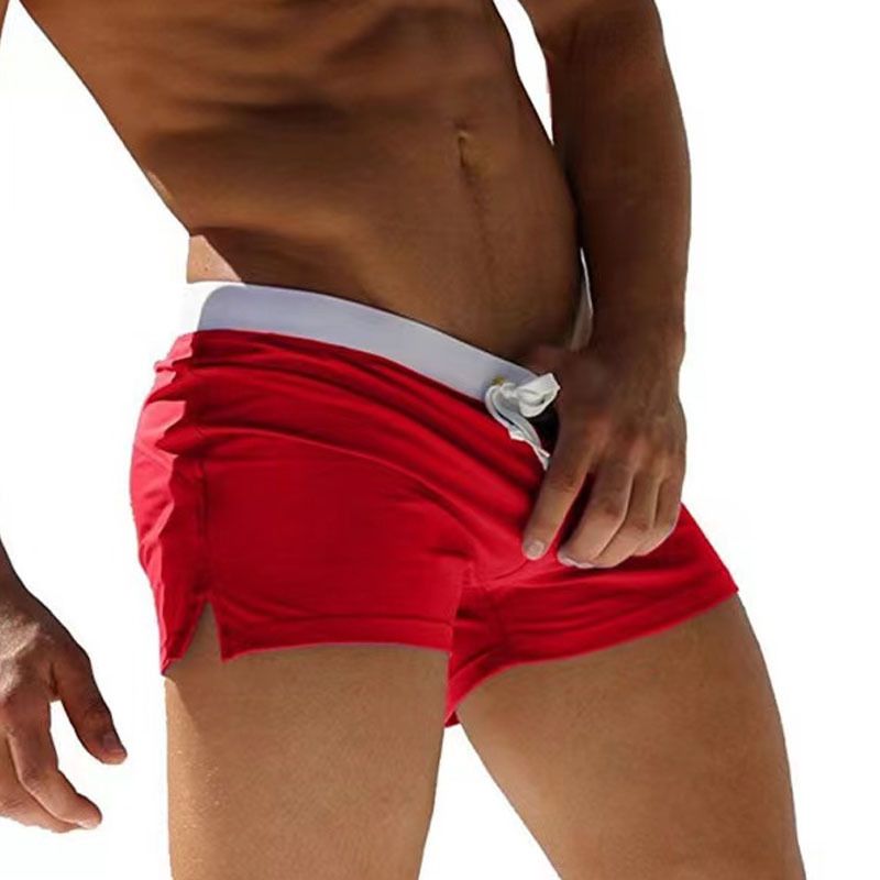 Vêtements pour hommes [SportGuard] Short de compression pour homme – Anti-frottements, séchage rapide | Sous-vêtement athlétique à lacets_voghion.com