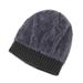 Men's Wool Hat New Winter Plus Velvet Thickened Large Head Circumference Knitted Hat Cold Proof Warm Ski Hat_voghion.com