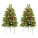 PVC Christmas Ground Stake Lights For Outdoor Garden, Beach, And Yard Decorations – 76cm Height, Multi-Color Options_voghion.com