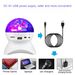 Wireless Bluetooth DJ Speaker Stage RGB Light,360° Rotating Disco Ball Night Light For KTV Bar Home Party Festivals_voghion.com