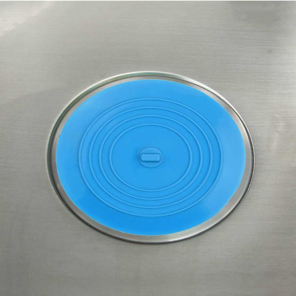 3er-Set Silikon-Abflussstopfen für Küche und Bad, Haarfilter, 15 cm, Badewannen- und Waschbeckenabflussstopfen, flache Abdeckung, Badezimmerzubehör_voghion.com
