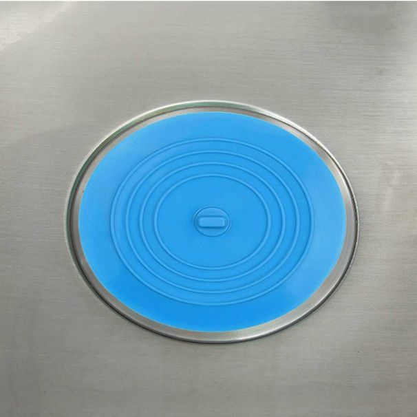 3er-Set Silikon-Abflussstopfen für Küche und Bad, Haarfilter, 15 cm, Badewannen- und Waschbeckenabflussstopfen, flache Abdeckung, Badezimmerzubehör_voghion.com