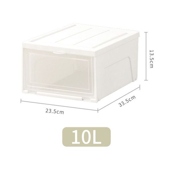 ClearView Stackable Shoe Storage Box With Lid – Space-Saving Transparent Shoe Organizer For Closet, Living Room & Entryway_voghion.com