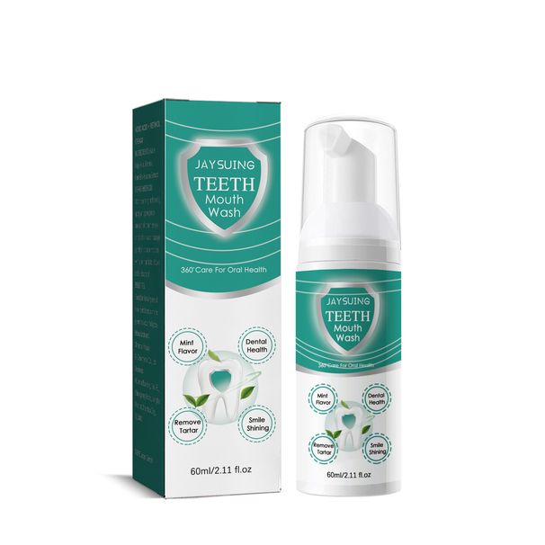 Jayswing foam tooth cleaning mousse deeply cleans teeth stains, protects gums and freshens breath_voghion.com