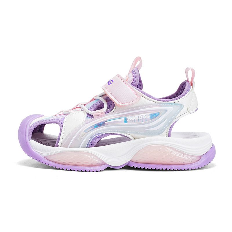 Mother&Kids Boys' permeable sandal toe protection for girls' large beach shoes for kids_voghion.com