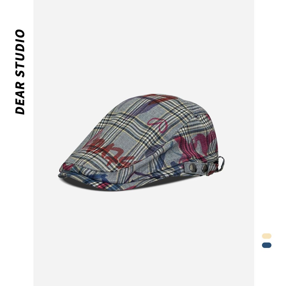 2024 Neues Gittermuster, süßes Graffiti-Muster für Frauen im Sommer, süß und cool, vielseitig, zeigt Gesicht, klein_voghion.com