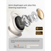 2025 New Bluetooth Wireless In-Ear Headphones High Sound Quality Side Sleep Mini Invisible Long Battery Life_voghion.com