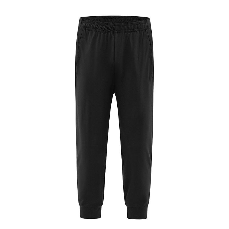Pantalon décontracté extensible pour homme - Respirant, séchage rapide, haute élasticité, confortable en toutes saisons, coupe droite avec poignets réglables_voghion.com