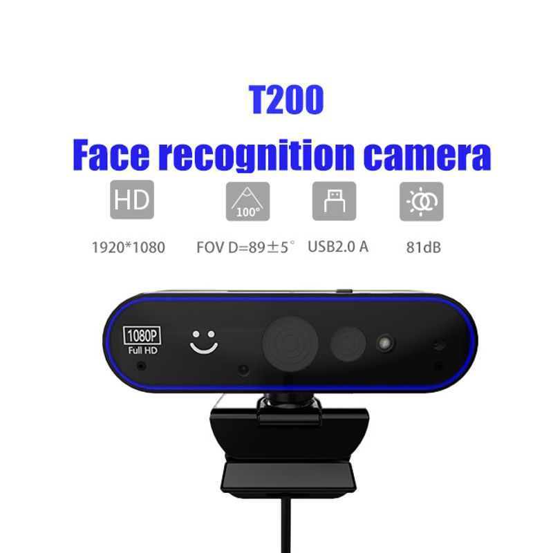 Windows Hello Face Recognition HD Infrared Unlocking Camera With Microphone Win10/11_voghion.com