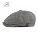 Chapeau octogonal unisexe pour hommes, casquette fine et respirante pour hommes, béret rétro décontracté pour enfants_voghion.com