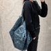 New Spring/Summer 2025 Casual High-end Embroidered Laid-back Style Denim Large-capacity Ladies' Handbag, Fashionable And Versatile, Casual And Daily_voghion.com