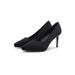 MTX 8088-5 Autumn Suede Shallow Mouth Thin Heel Pointed Toe Single Shoes Waterproof Platform Sexy Solid Color High Heels For_voghion.com