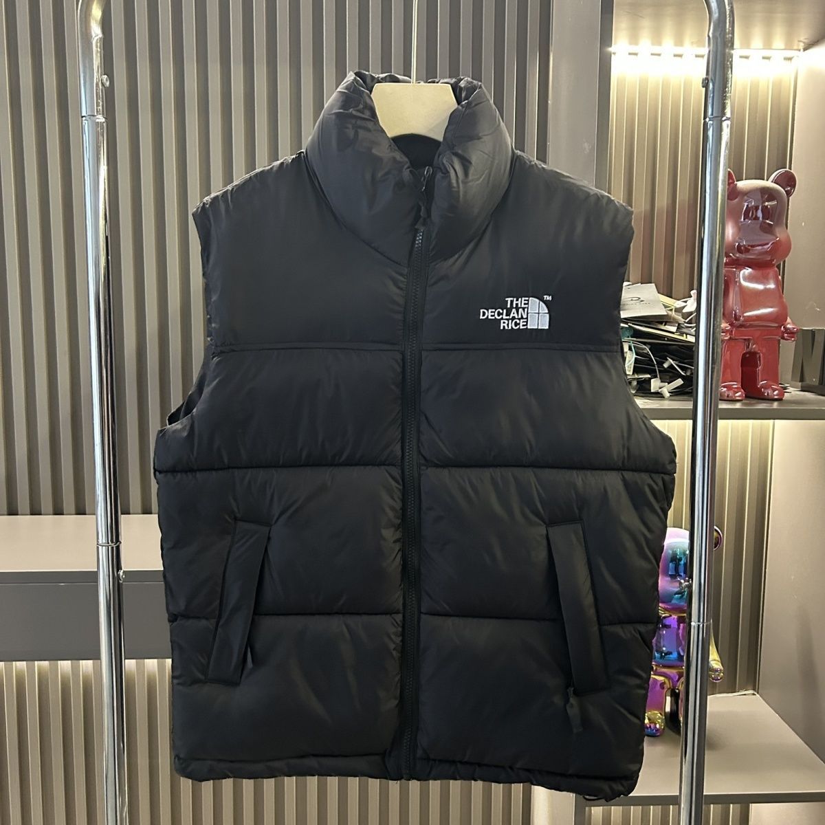 Winter Neue Weste Für Männer, Warme, Winddicht, Wasserdicht, Trendy Baumwolle Jacke, Stehkragen, Patchwork, Modische Hohe_voghion.com