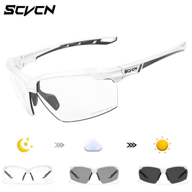 Nové příjezdy SCVCN Nové módní sluneční brýle fotochromatické cyklistické kolo cyklistika turistika golf UV400 sportovní brýle pro muže ženy baseball_voghion.com