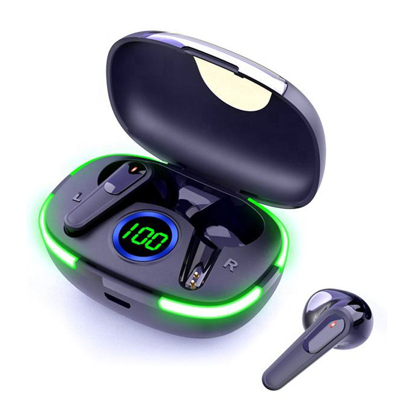 Bluetooth-hörlurar, Bluetooth-hörlurar för brusreducering, hög ljudkvalitet och lång uthållighet sporthörlurar Pro 80_voghion.com