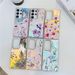 Galaxy S24 S23 FE S22 Ultra Case Trendy Bling Raser Flower Plating Phone Cover for Samsung A55 A35 A25 A15 A54 A14 A34_voghion.com