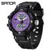 Unisex Digital Analog Watch With Alarm, Countdown, Dual Time, Waterproof & Glow-in-the-Dark For Casual & Sports Personality Watch_voghion.com