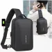 Antitheft Combination Lock Chest Packs With USB Charging Port Fashion Business Mens Crossbody Bag Travel Storage_voghion.com