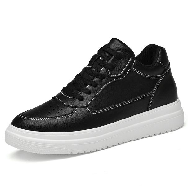 New Invisible Inner Men's 10cm Thick Sole Breathable Height Increasing 8 Sports 6 White Casual Board Shoes Men_voghion.com