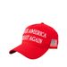 2024 US-Wahlwerbung Rotkäppchen 45-47 Entenzungenhut Make America Great AGAIN_voghion.com