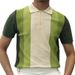 Men's Clothing Foreign trade new style men's summer green striped sweater lapel collar short sleeve polo shirt t shirt top men SY0090_voghion.com