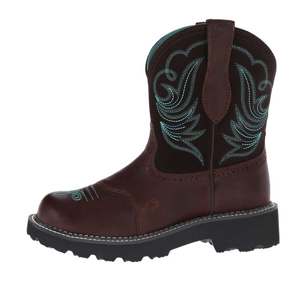 Bota feminina de cano médio HPIOPL, modelo Cowboy 6090, em couro bordado de alta qualidade, ideal para outono e inverno (lote 20210915)._voghion.com