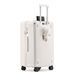 Luggage Large Capacity Suitcase Zipper 20 Boarding Case Color Matching White And Blue Travel Bag Mother And Child Thickened Trolley Case_voghion.com