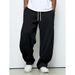 "Men's Casual Jogger Pants – Loose Fit Straight Leg Sweatpants With Drawstring Waist, Lightweight & Breathable For Spring/Fall_voghion.com