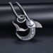 Nieuwe Noordse mythische haaivormige titanium stalen herenhangerketting_voghion.com