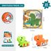 DIY Cartoon Dinosaur Puzzle Winding Children's Toy Kindergarten 3-6 Years Old Gift_voghion.com