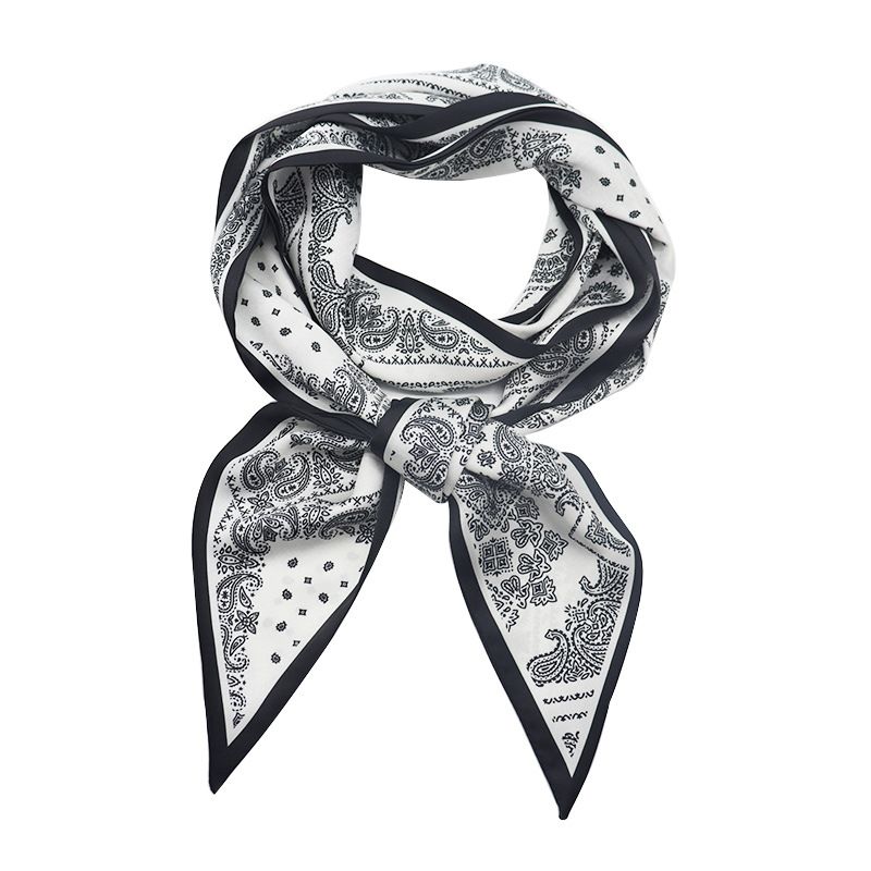 Sciarpe strette, piccole strisce lunghe per le donne in autunno inverno, nuova fascia per capelli alla moda e versatile, fascia per il collo, Western_voghion.com