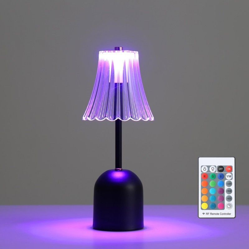 RGB+három szín 433-as távirányítóval kreatív új bár, kávézó dekoráció, kis éjszakai lámpa_voghion.com